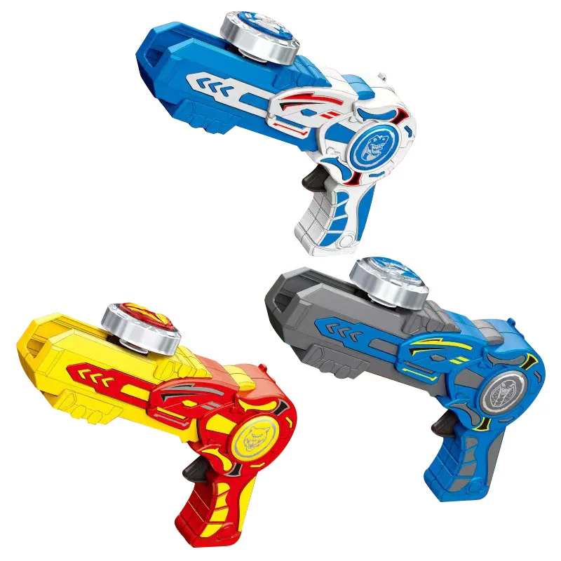 Lighting Gyro Morphing Set Boy Plastic Battle Spinning Top Toys Deformation Gyro Toys With Launcher