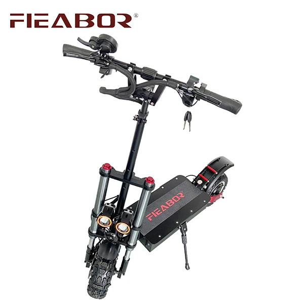 New Arrival 11 inch Electric Scooter 5600w Powerful Adult 60V Lithium Battery Folding Motorcycle Scooter with Dual Motor