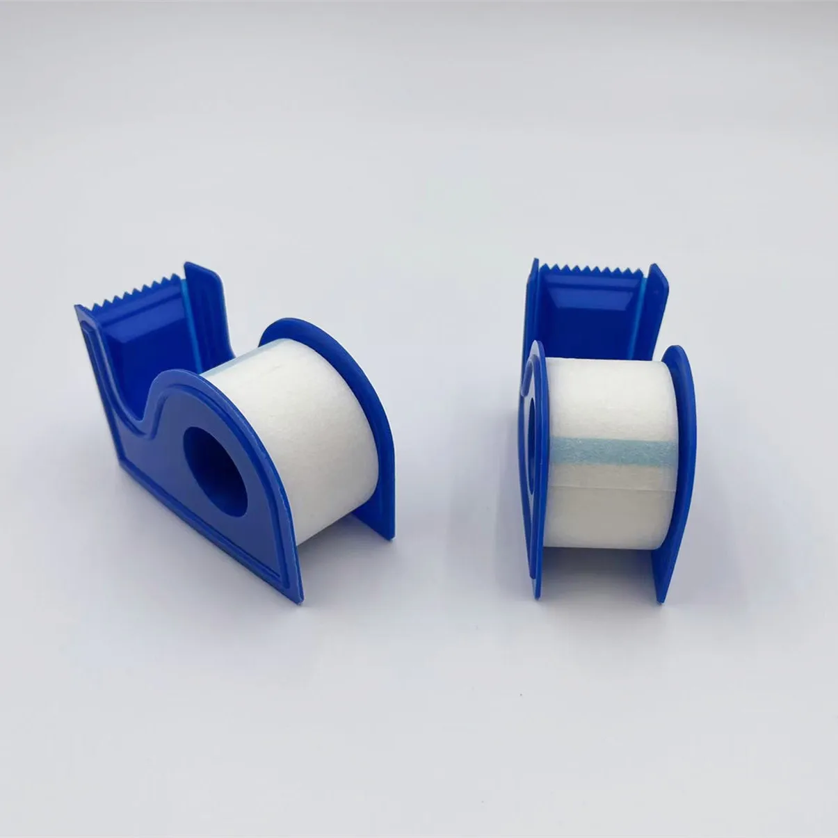 Custom Private Label Surgical Paper Tapes Micropore Non woven Medical Tape with Plastic Cutter Machine OEM Wholesale