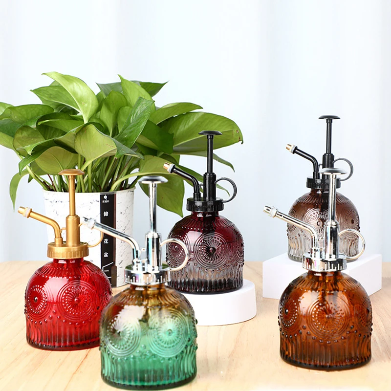 Chinese Supplier Glass Plant Mister Spray Bottle Internal Watering Can Portable Water Can