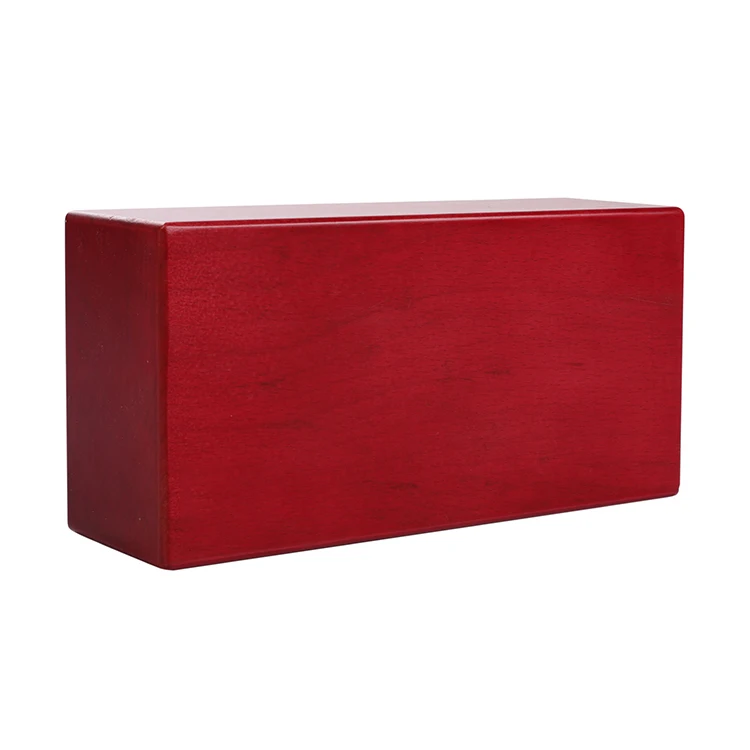 Вдохновляющие устойчивые блоки для йоги Red Wood, оптовая продажа блоков для йоги