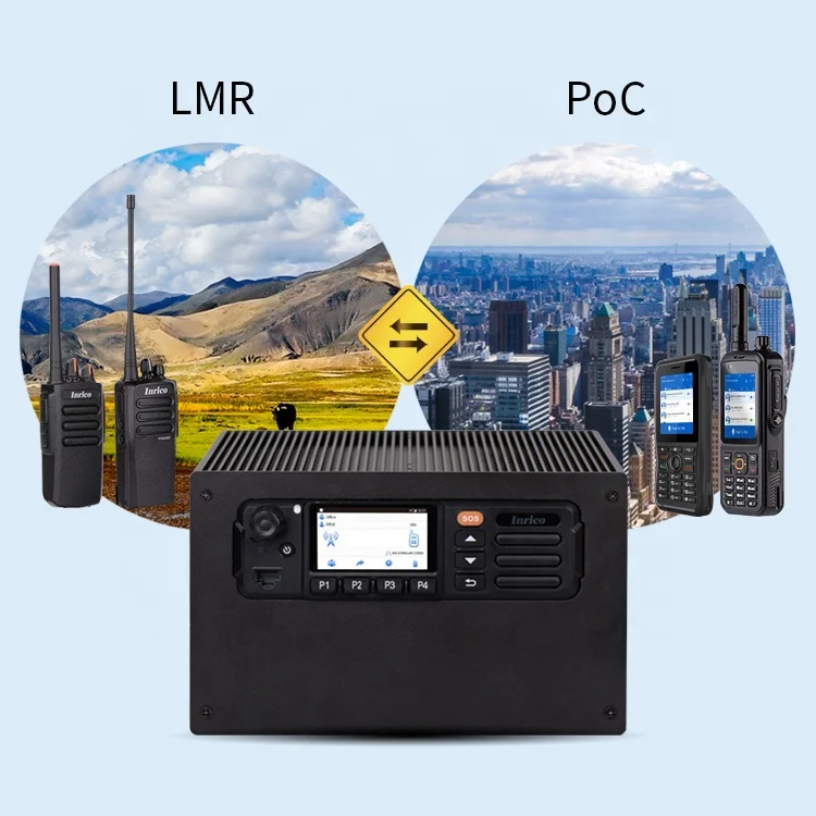  Шлюз Inrico DR10 новый продукт LMR подключение для DMR радиостанций поддержка двух Micro-SIM-карт и