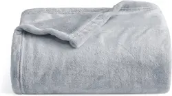 Флисовое одеяло Bedsure для дивана серое-легкие Плюшевые Пушистые уютные мягкие одеяла