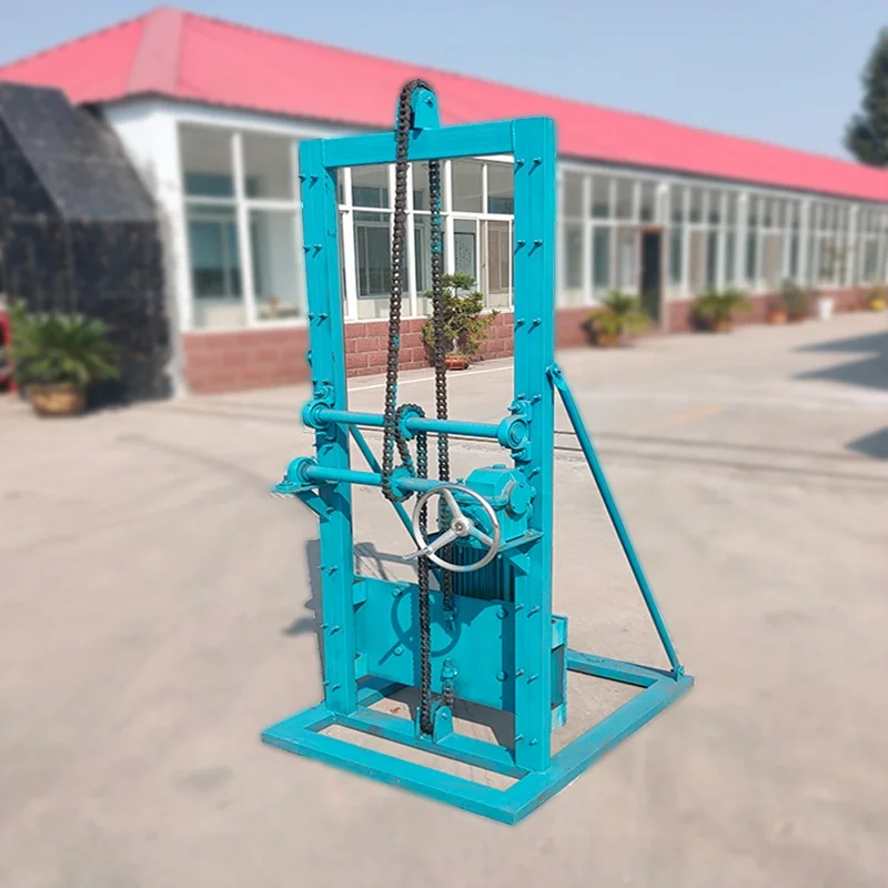 
Portable piling driver for ground screw base solar mounting system 