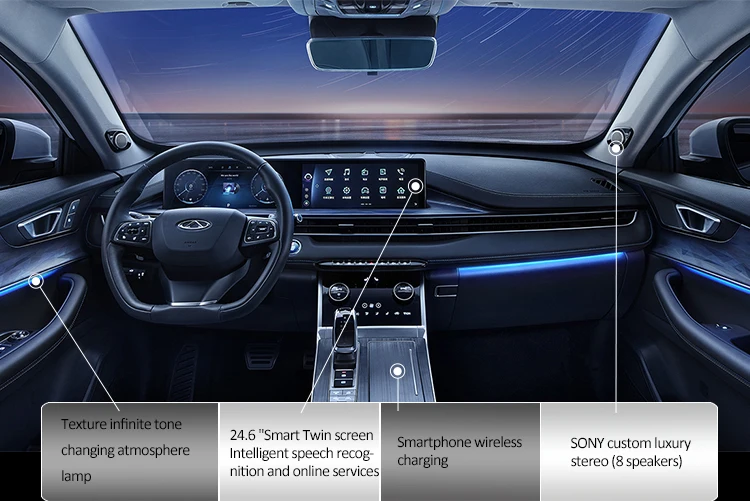 Wholesale Automobiles Chery TIGGO 7  Cheap Petrol Car Suv Gasoline Car Automatic Suv Vehicles Car