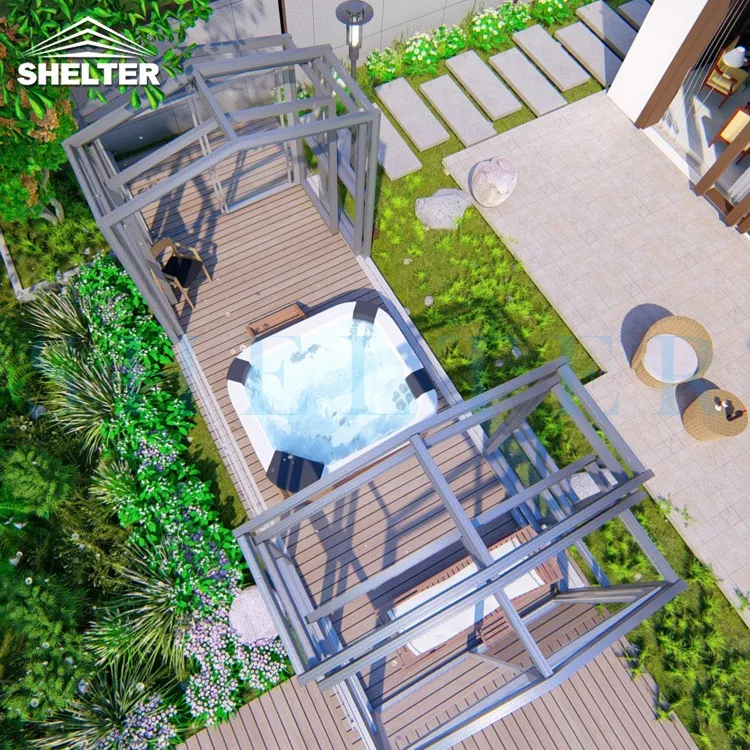 
Mini Size Outdoor Relax Home Sunroom SPA Greenhouse 