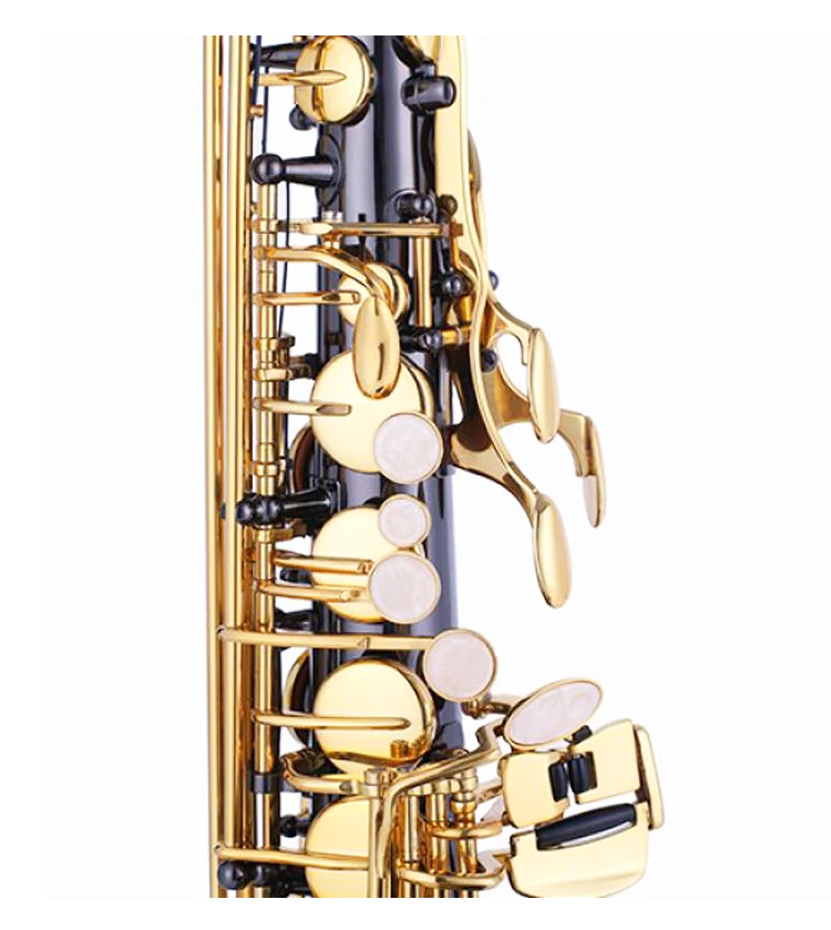 China OEM Handmade High Grade Professional Black Printed Eb Alto Saxophone For Sale