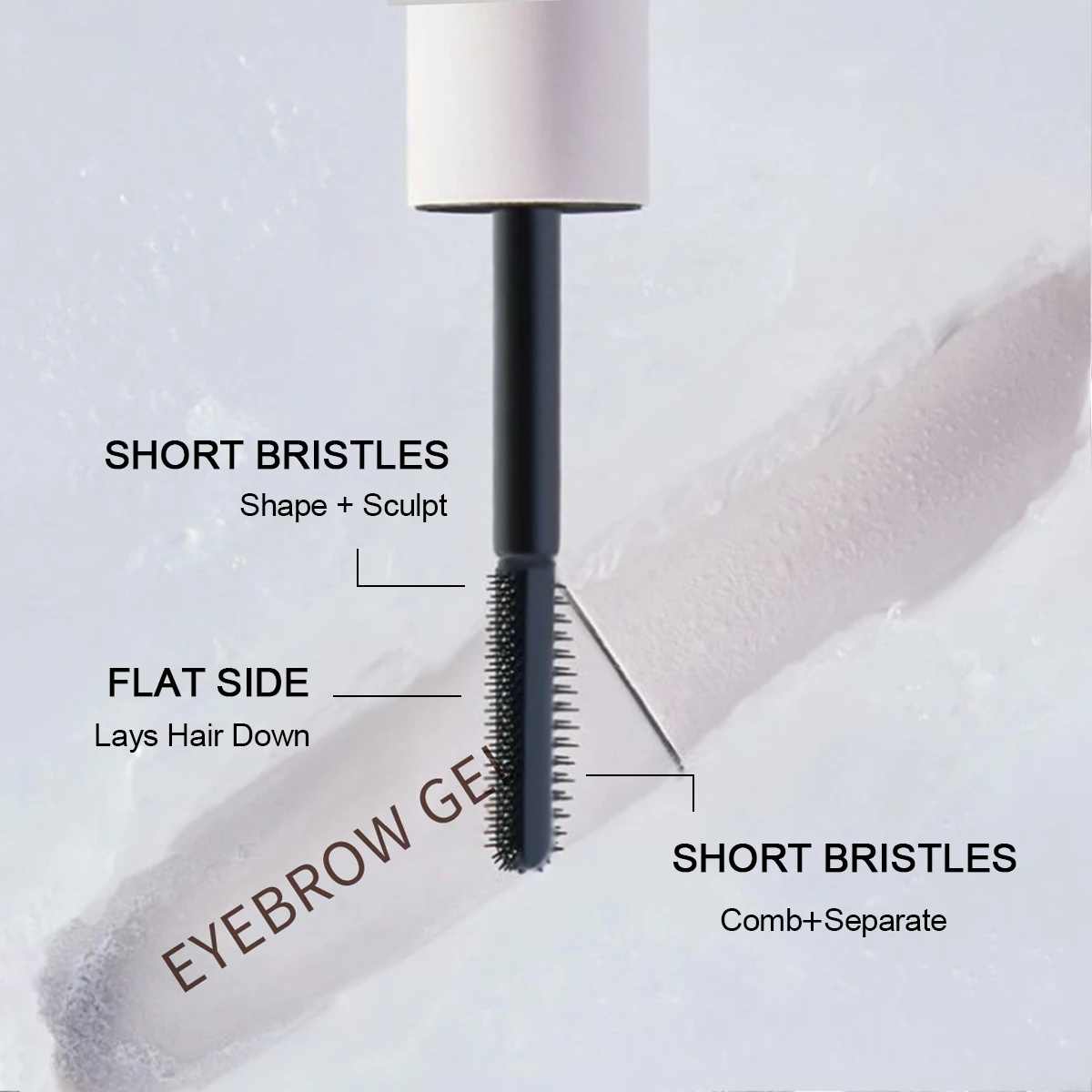 Natural Finish Brow Freeze Gel Private Label Sculpts Brows Clear Brow Wax Gel Extreme Hold Eyebrow Gel Wax