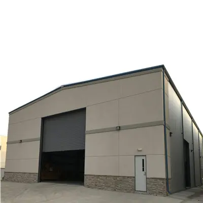Light customized pole barn kits building steel structure warehouse farm shed prefab workshop storage metal building