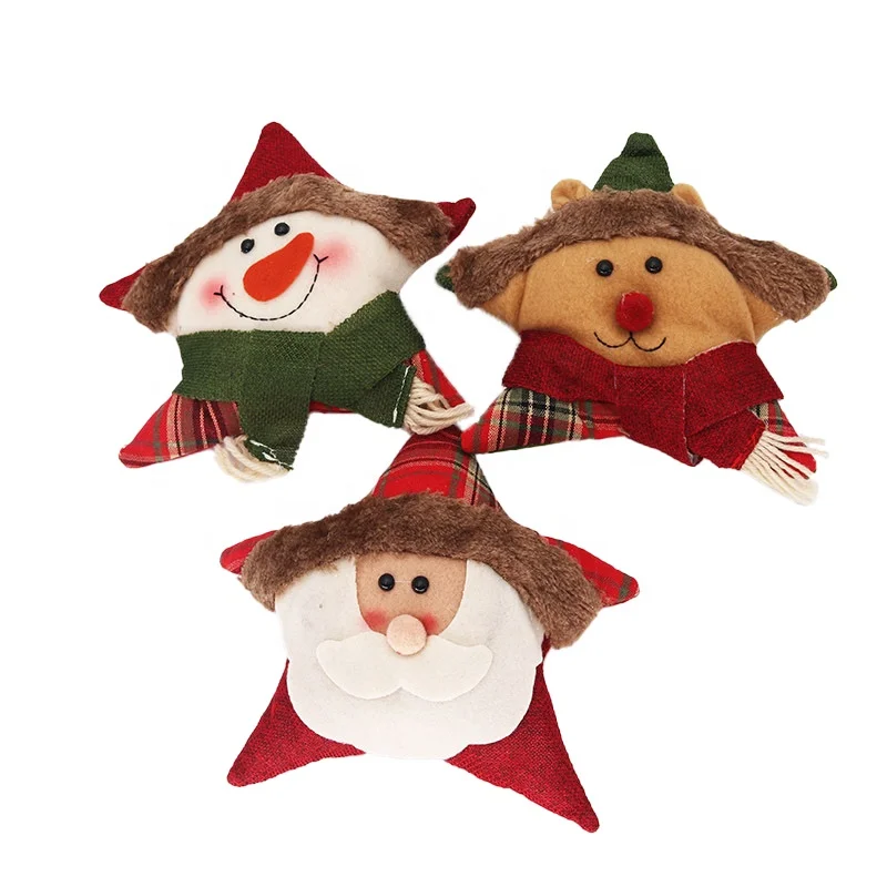 christmas dolls ornament pendant decoration flower wreath ornaments