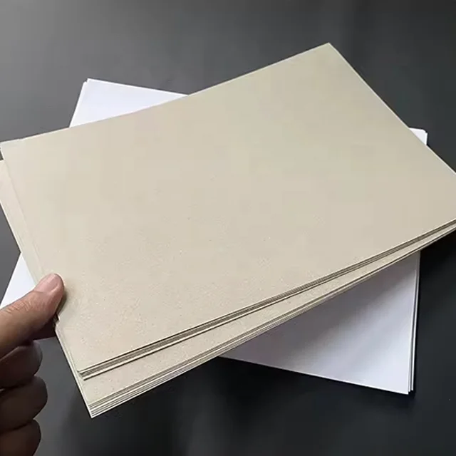 Duplex Board with Grey Back / Chip Board Paper 787*1092mm In Sheets Grey Chip Board High Thickness