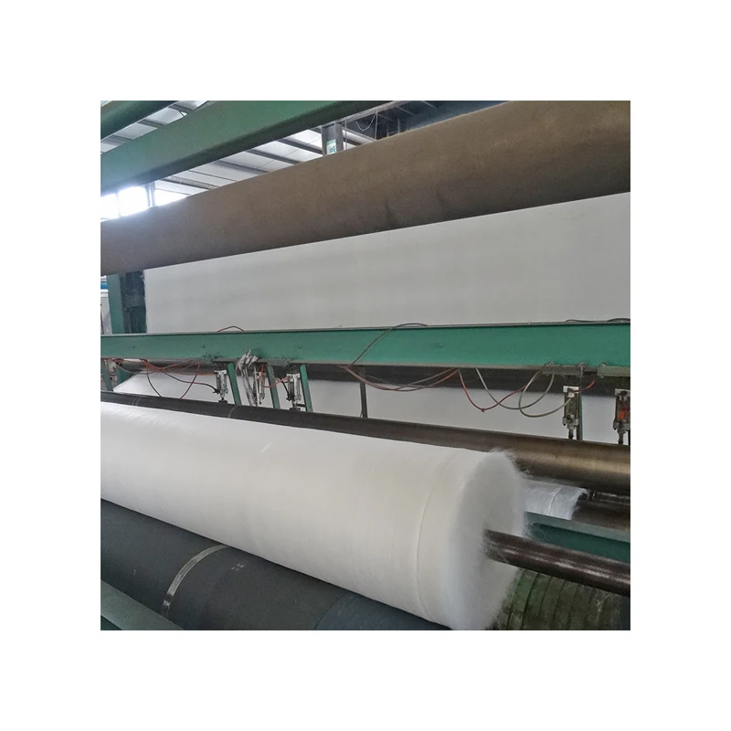 Wholesale price white/grey/green continuous filament non woven geotextile
