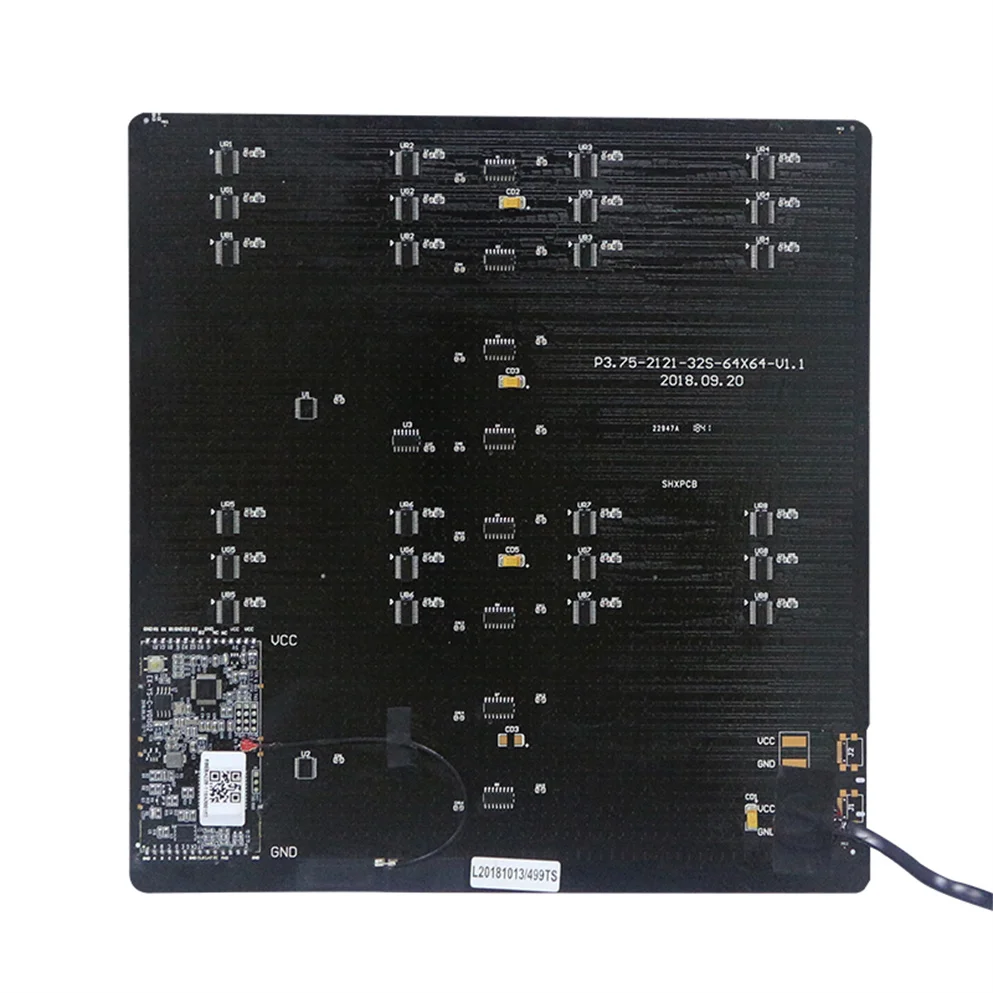 Creative Vest Display Mini Sign Led Color Screen