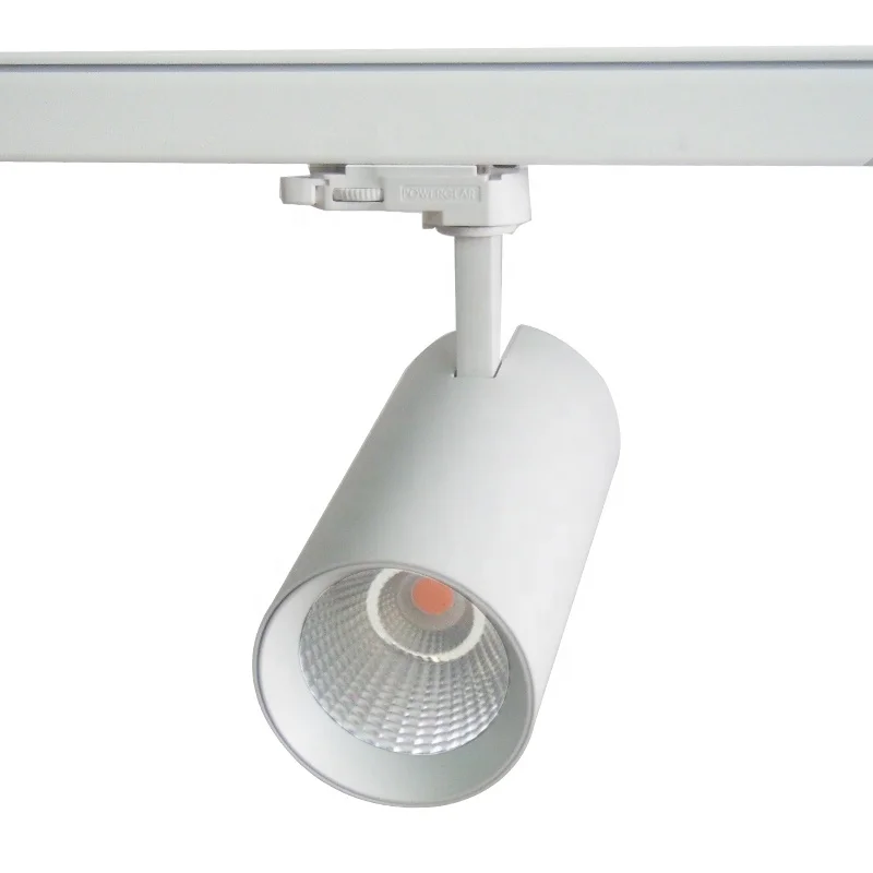 19 USD Anti-glare 3phase 30W rail Track light with 5 years warranty from shenzhen Opte lighting