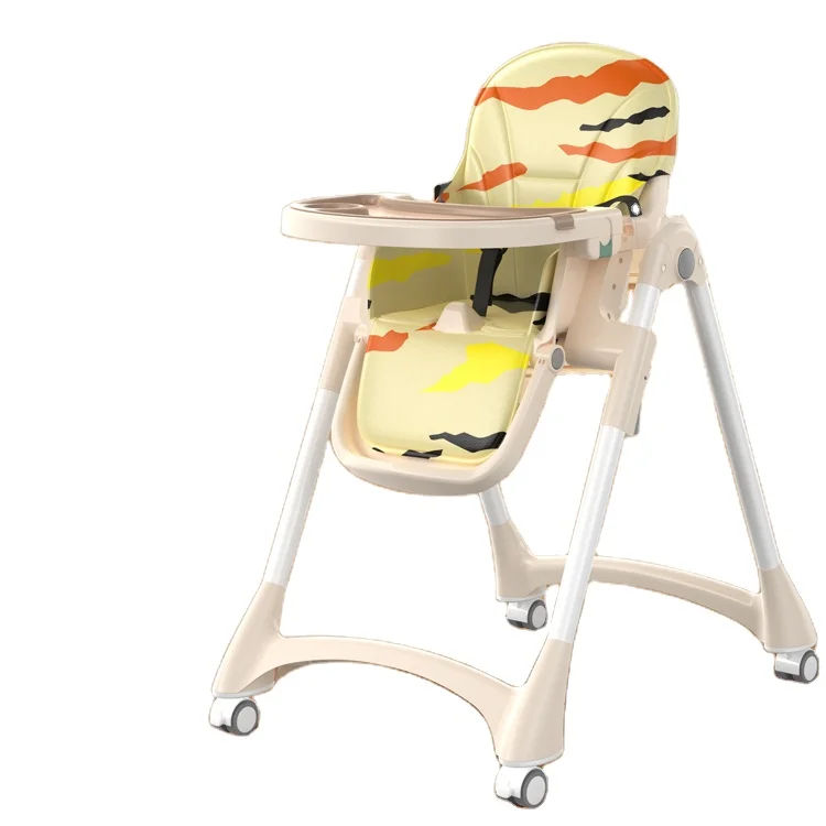 Professional Manufacturer Adjustable Table Food Baby Chair with Tray Small Simple Kids Eating Dinner Seat High Baby Chair