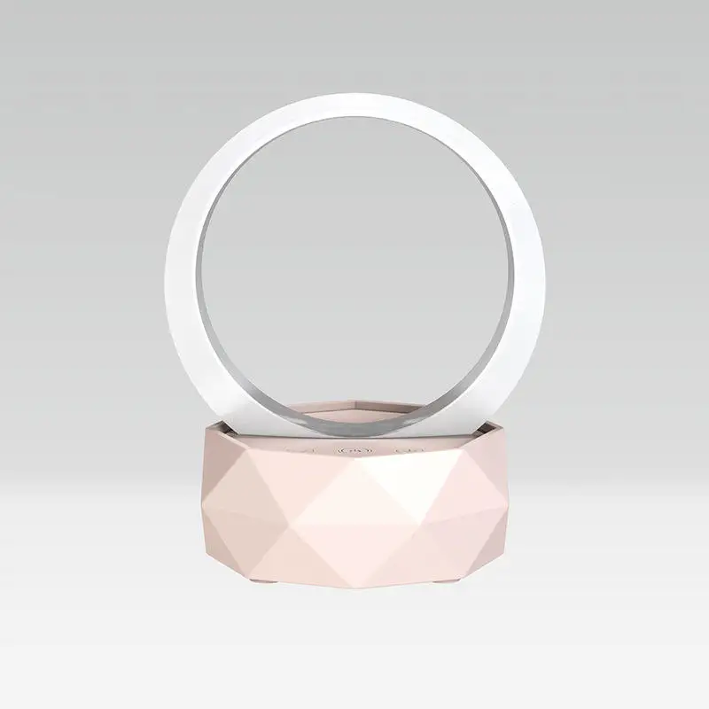 High-definition DTS sound quality RGB lighting effect Bedroom wireless speaker with night light