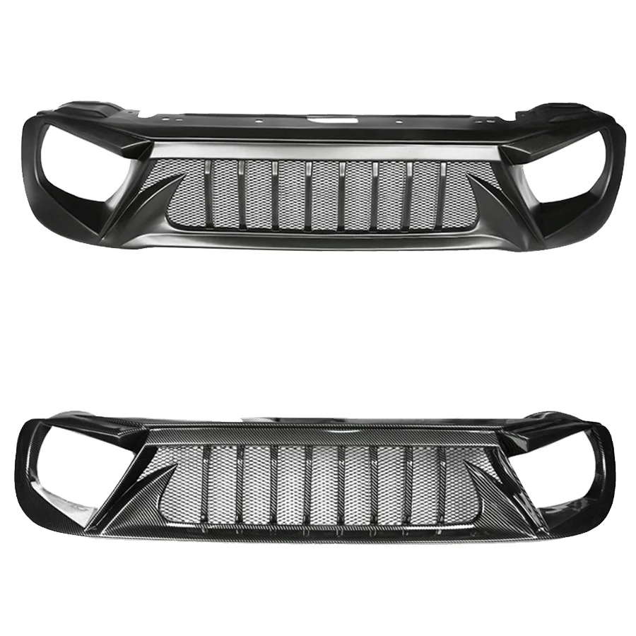 High Quality Matte Black Carbon Fiber Type ABS Front Grille For Renegade 2016-2020