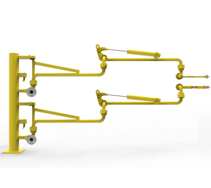 low temperature stainless steel bottom LNG Loading Arm with swivel joint spring balance Design Supplier For filling  LNG Plant