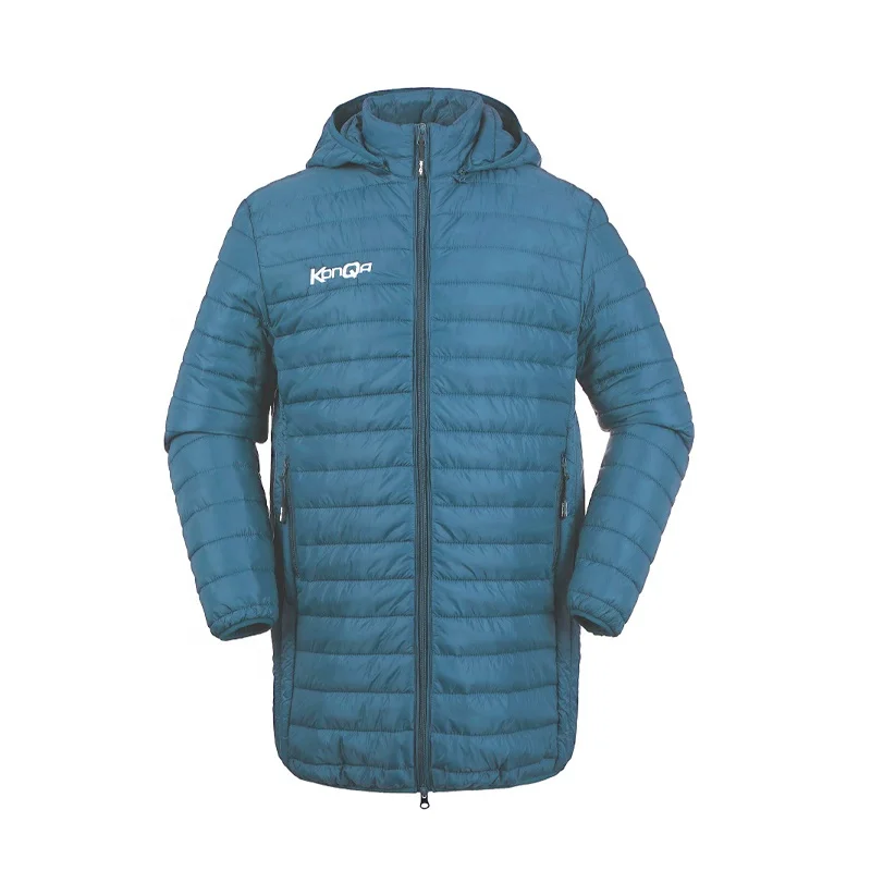 Outdoor Light Warm Duck Feather Custom Logo Nylon Black Hooded Winter Bubble Puff Filled Down Puffer Jackets for Men