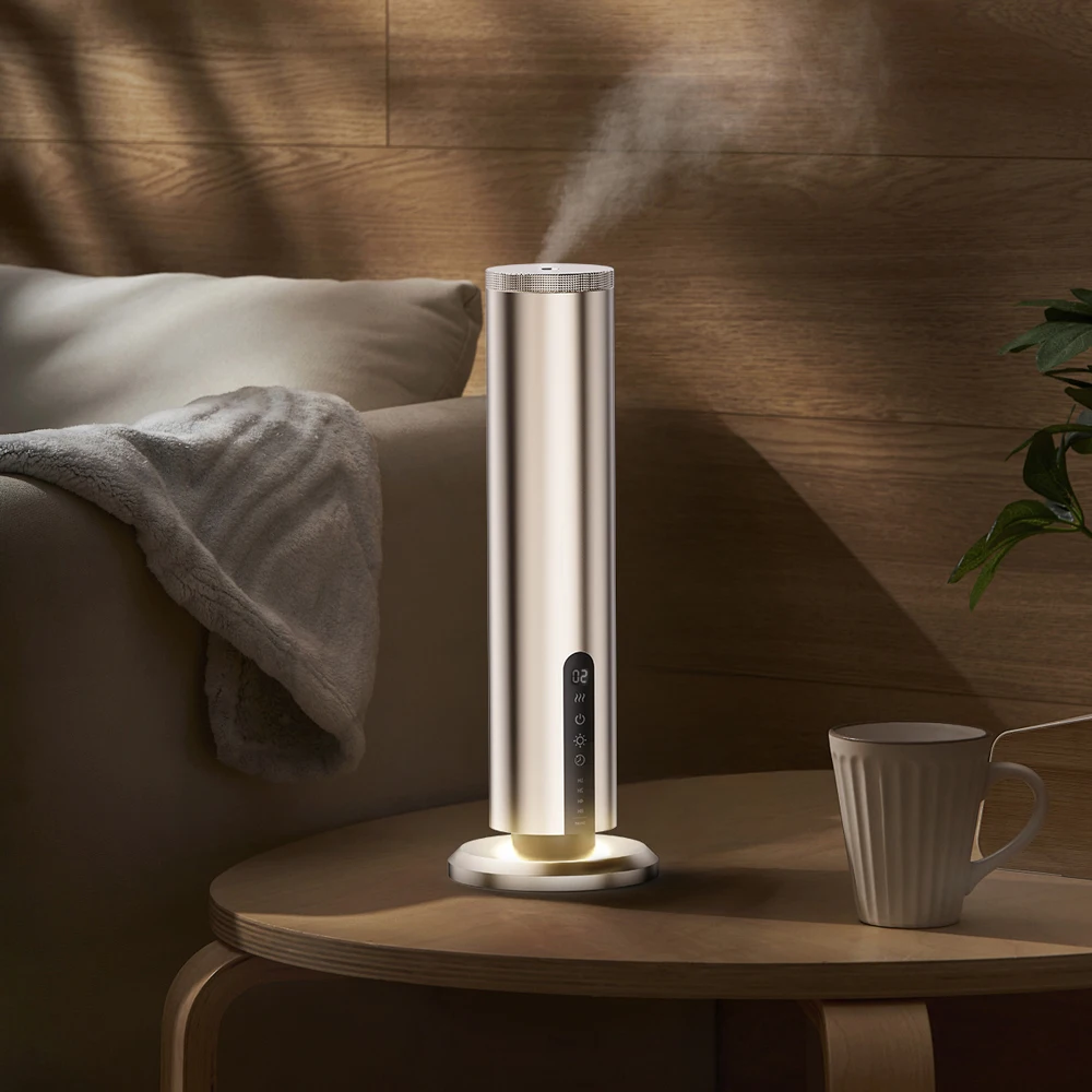 SCENTA Luxury Metal Electric Fragrance Diffuser Home Scent Bluetooth Battery Rechargeable Tower Waterless Scent Diffuser