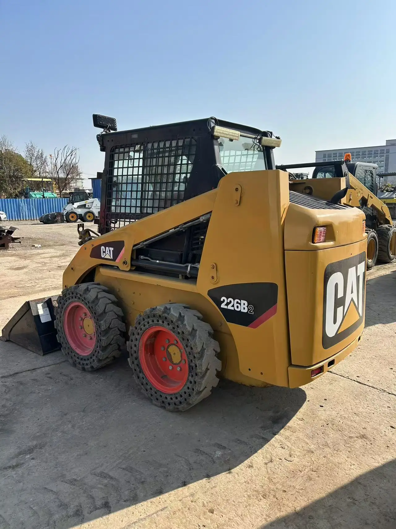 Newly Arrived High Efficiency CAT Secondhand Cat226b Skid Steer Wheel Loader Used High Quality 4 Wheels Cat226b On Sale