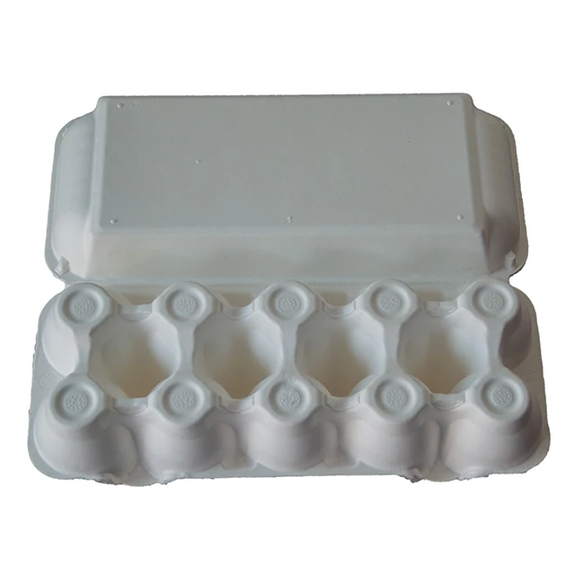 High Quality Biodegradable Compostable 10 Holes Egg Tray Carton