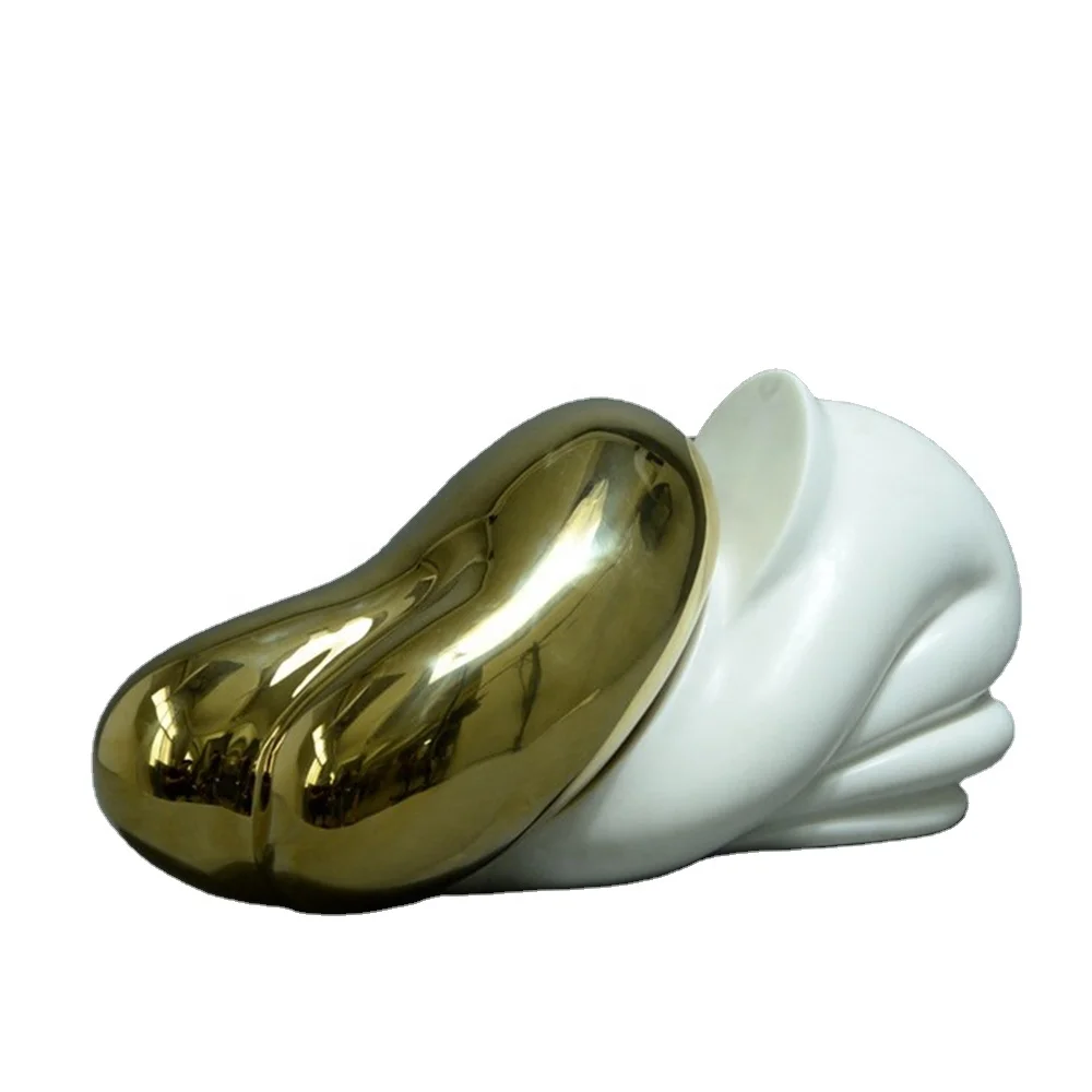 Natural stone custom statue sculpture marble abstract Art white marble sculptures inside home adornment