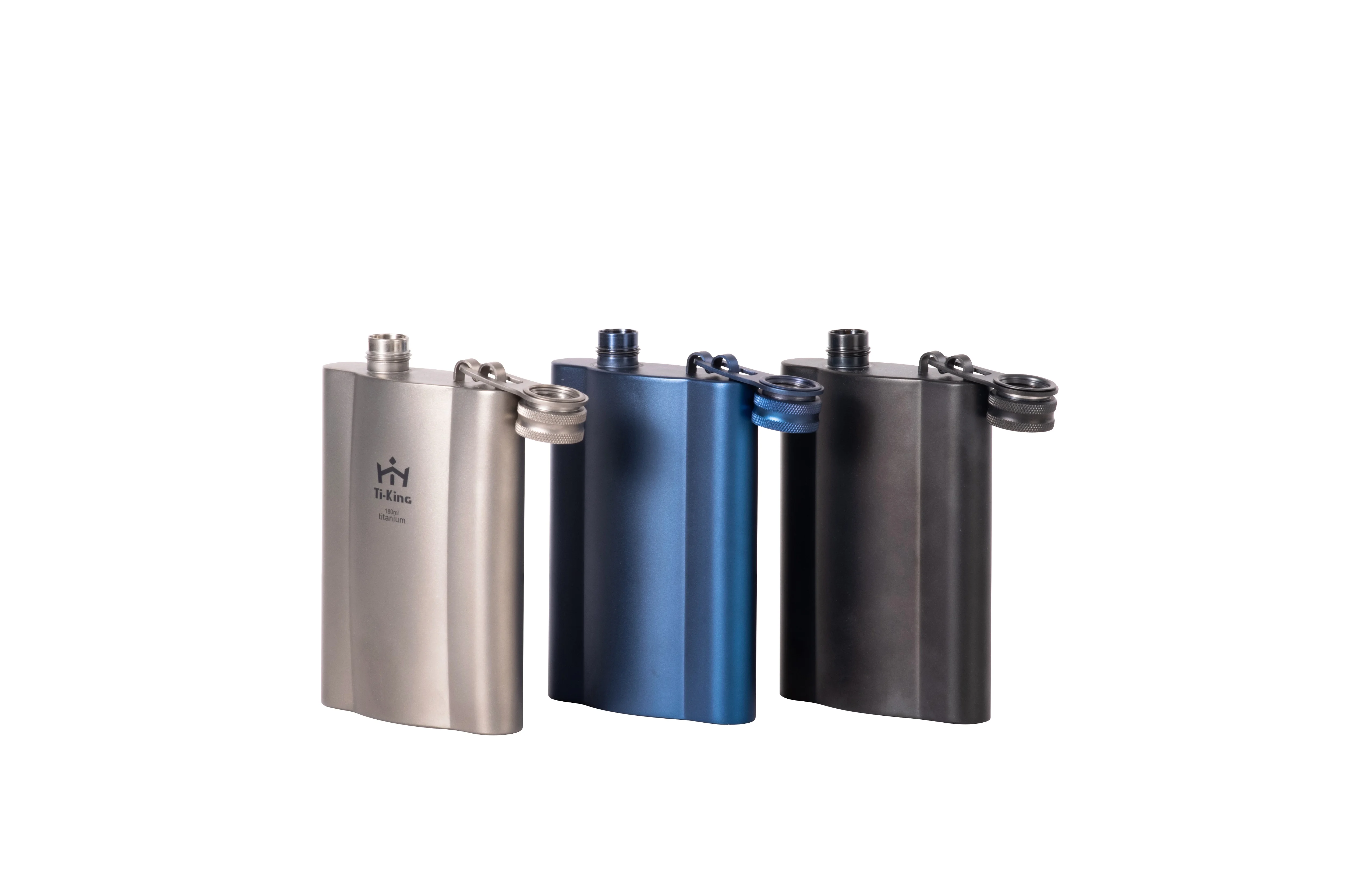 Titanium hip flask 9oz 260ml wine bottle liquor ultralight titanium flask