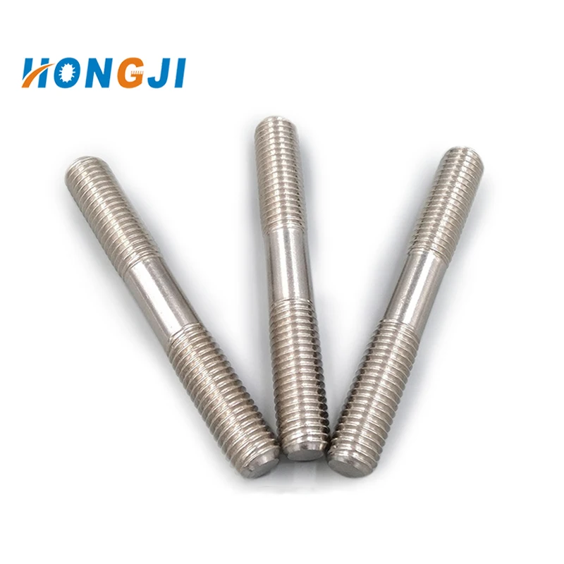 Inch size stud bolt in stock  ASME B 18.31.2 SS304 double thread machine screw