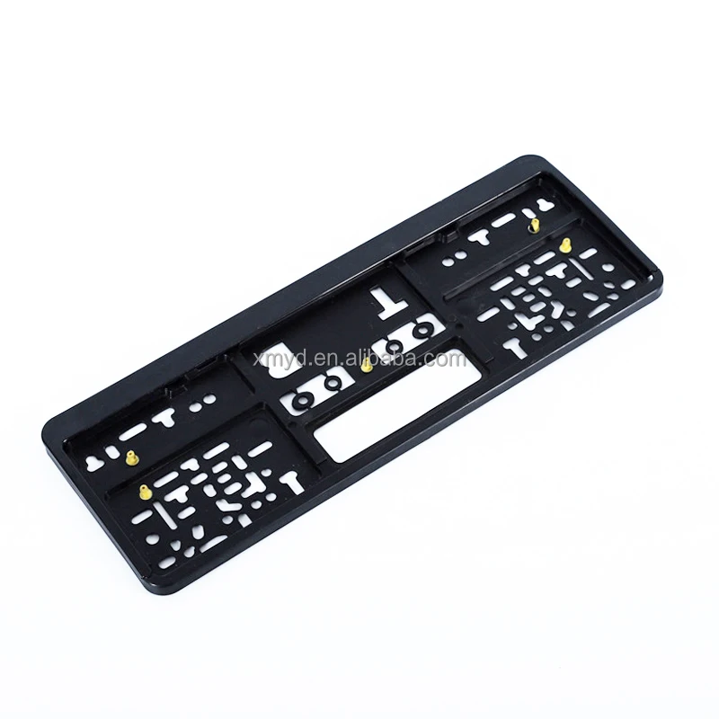 Custom abs plastic car number license plate holder vehicle license plate frame for Euro market