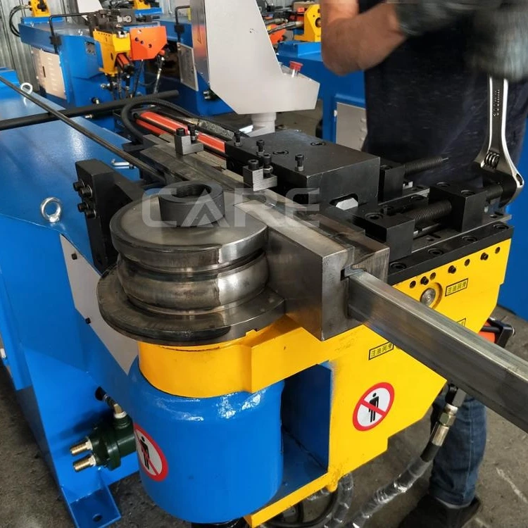 Ручная подача гидравлической трубы DW38NC, гибочный станок с оправкой