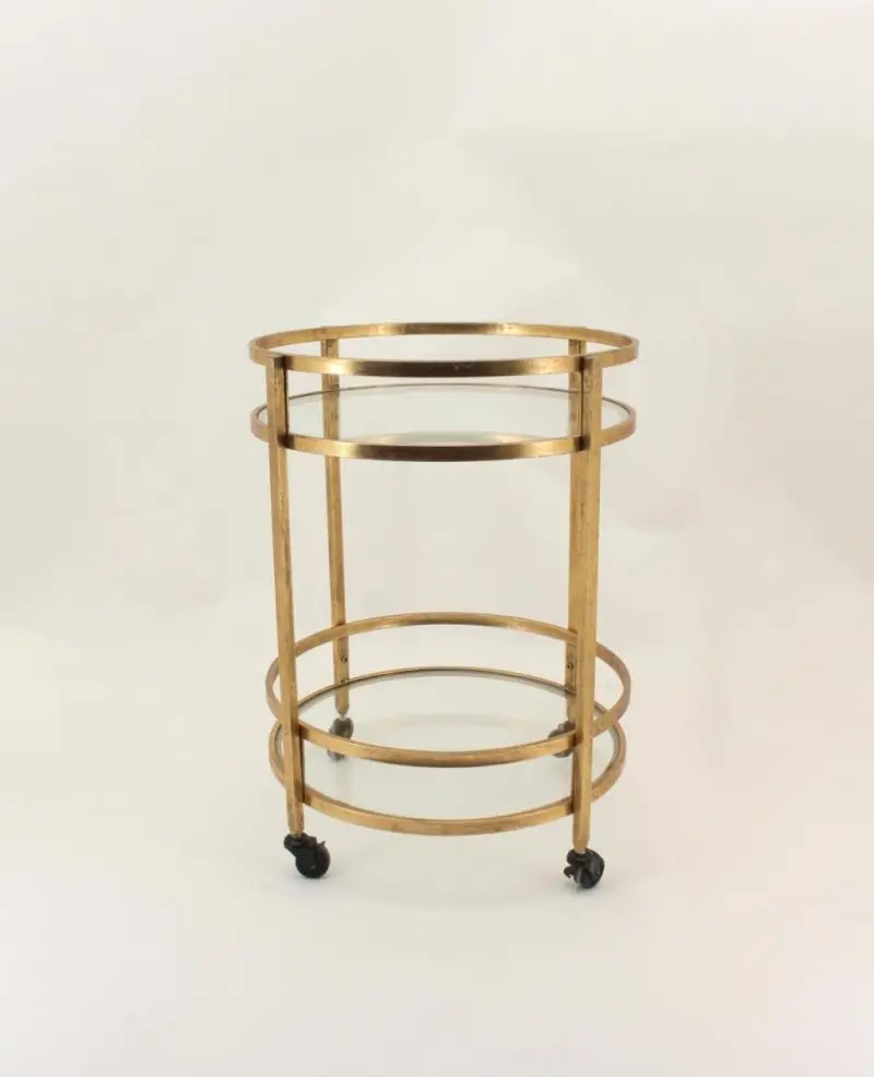 Hot Sale Modern Metal Drinks Trolley Dining Cart Tea Wagon for Hotels Hotel Furniture