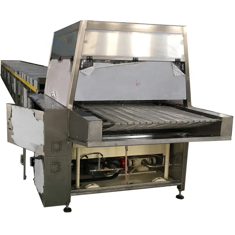 1000MM Automatic Chocolate Enrober With Chocolate Cooling Tunnel