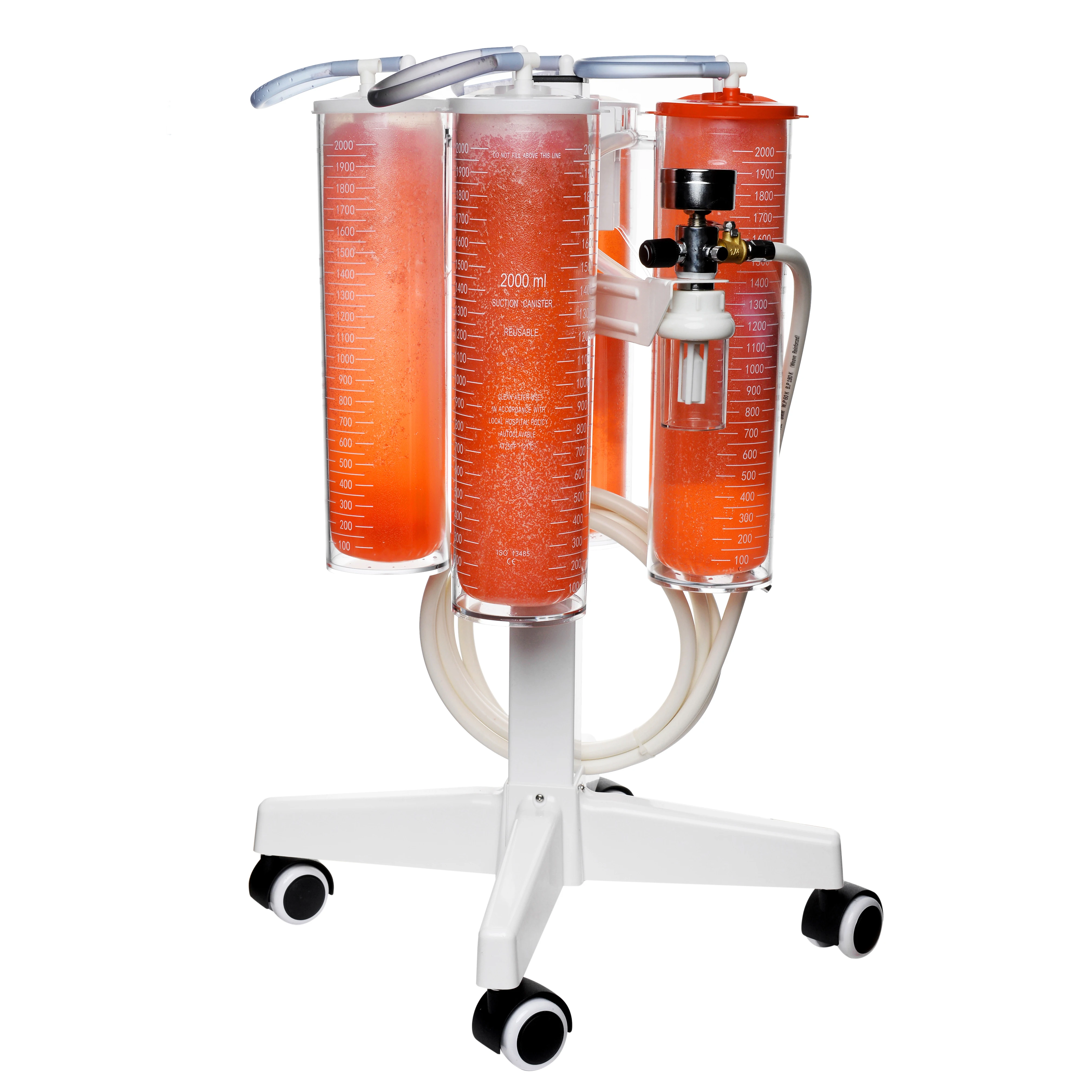 Single Use Hospital Device of Suction Canister Medical Suction Waste Bag 2000ml