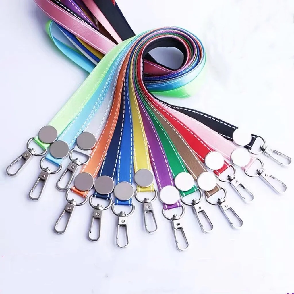 High quality metal hook lanyard polyester rope with retractable accessories lanyards