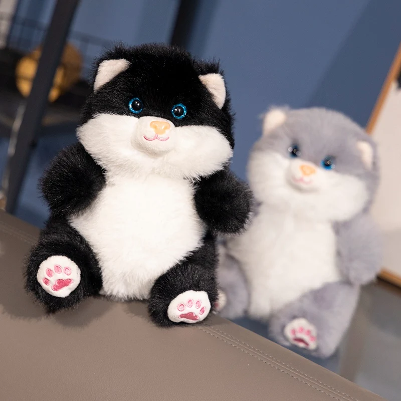 Dropshipping Kawaii Cat Soft Toy Plush Stuffed Animal Cat Toy For Kids