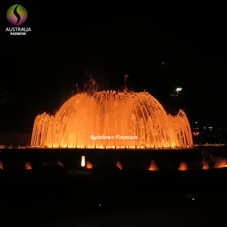 2022 Outdoor Decorative Water Features Pyramid Shape Garden Fountain Waterfall With RGB Fountain LED Lights