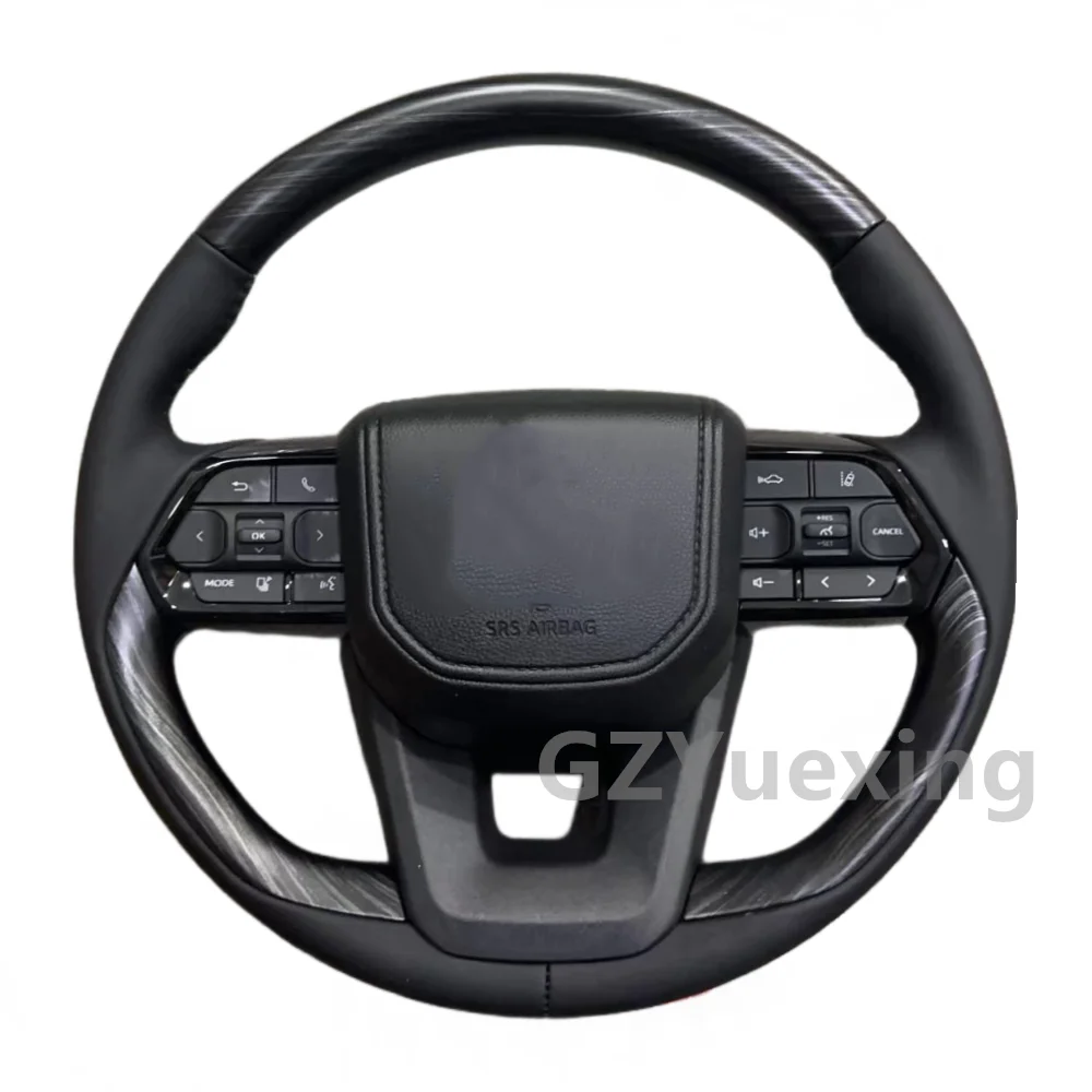 Water Transfer Forging Pattern Fit for LC300 Car Steering Wheel Assembly Forged Carbon Grain Steering Wheel
