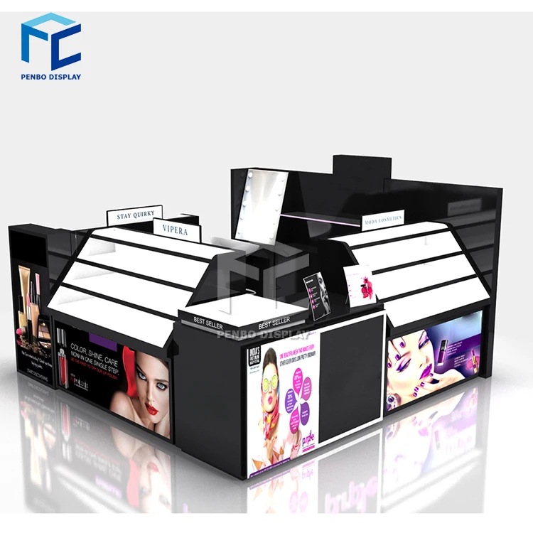 Профессиональный светлый косметический киоск для торговых центров на заказ мебель креативные идеи продажи