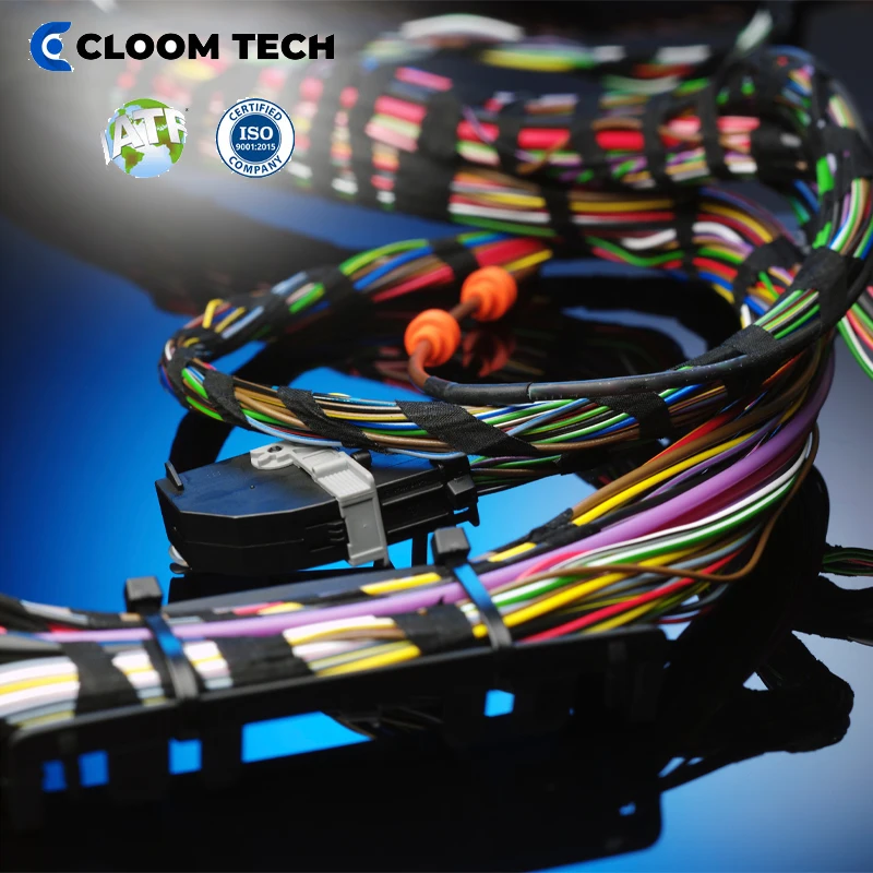 Custom Car Wiring Harness Connector Solution PVC Rubber China Cable Harness Assembly Manufacturer Motorcycles Machines