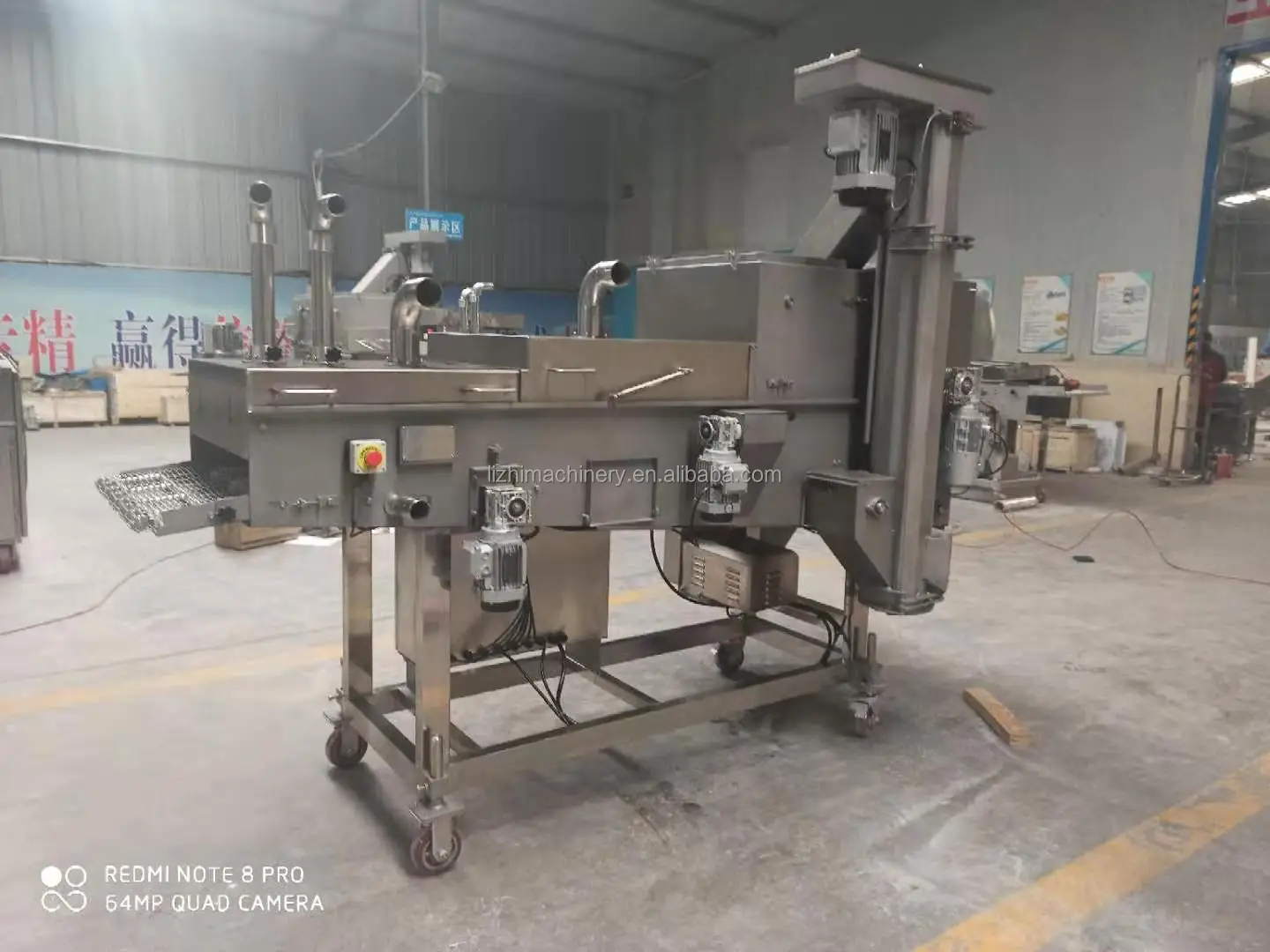 Adjustable Speed Processing Powder Machine Preduster In Meat Product Making