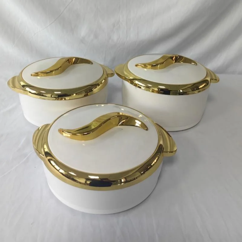 Wholesale large capacity food thermo container 3 Pcs 1.5L 2L 2.5L Thermal Insulated Hot Pot Food Warmer Set