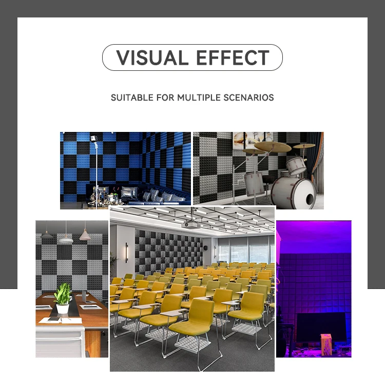 Best acoustic panels sound absorbing studio foam art panels supplier