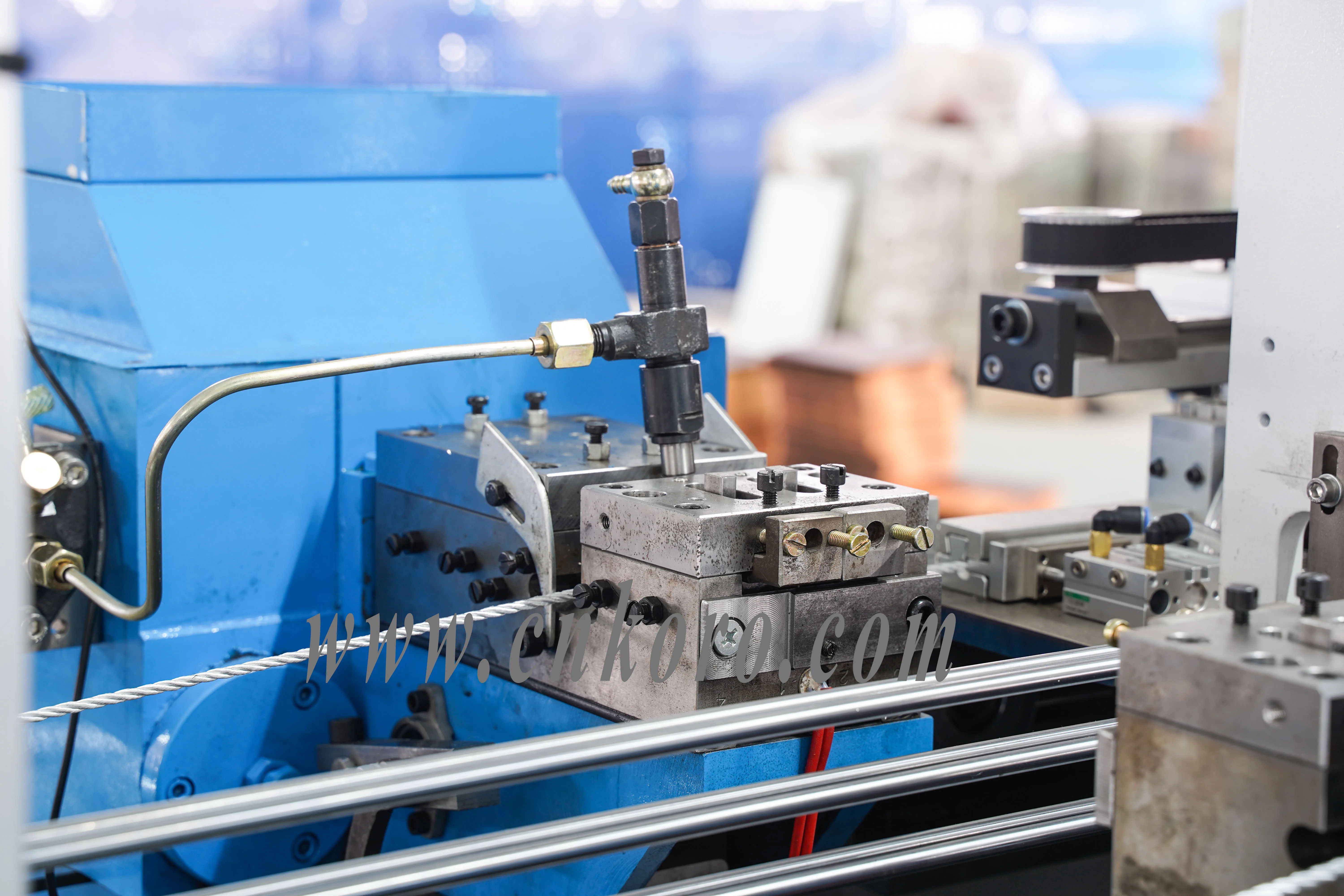 paper bag rope handle stringing machine KF-450A