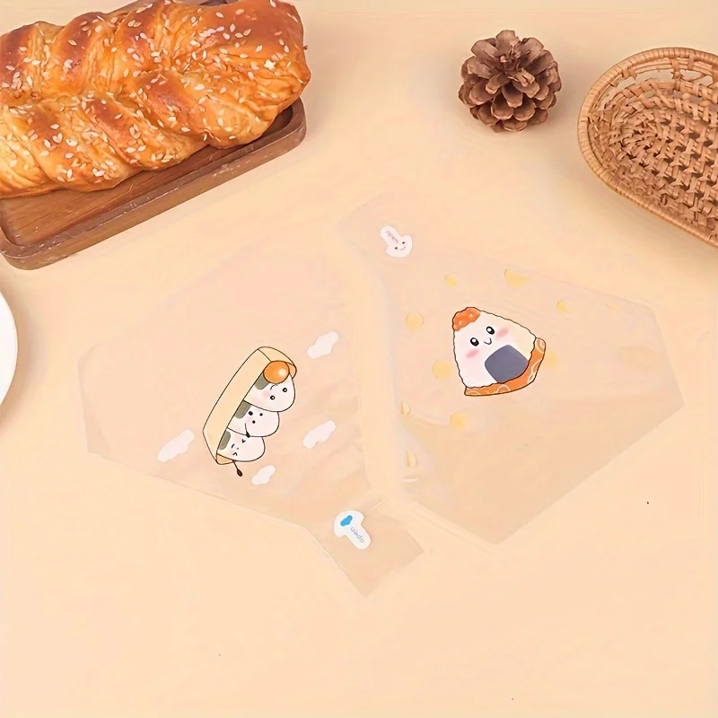 High Quality Wholesale Food Grade Microwaveable Triangle Onigiri Wrapping Bag
