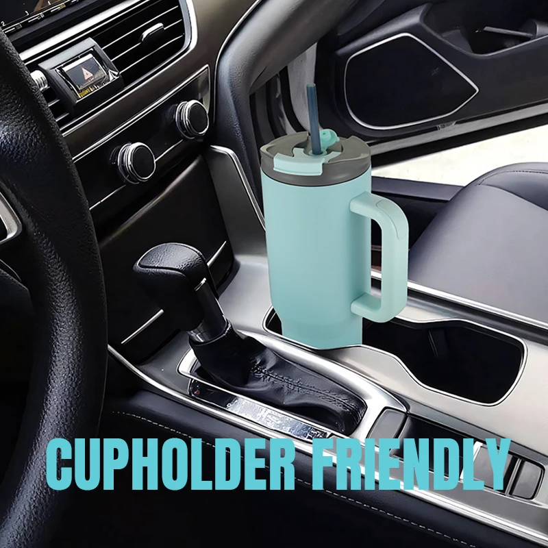 Best Selling 40oz Triple Layer Insulated Tumbler with Lid and Straw ,BPA and Lead Free,100% Leakproof 40oz Tumbler with Handle