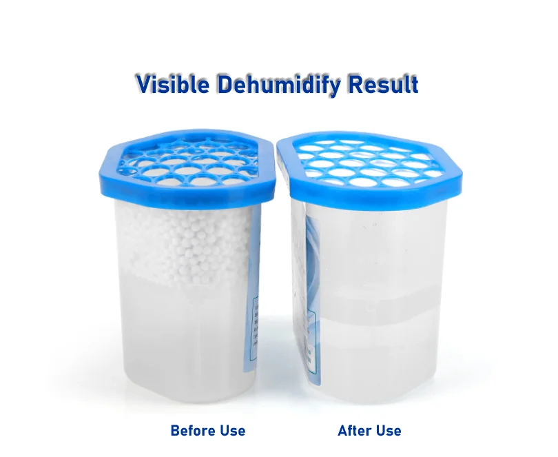 Natural Desiccant 800ml Portable Interior Humidity Absorbent Dehumidifier Box