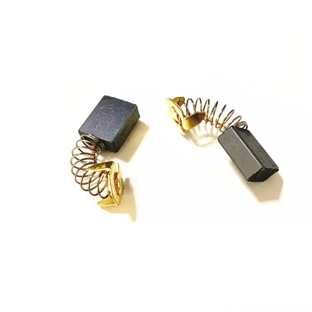 Customized wiper motor spring carbon brush car wash pump lawn mower carbon brush