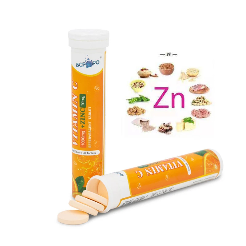 China Manufacturer suply enhanced immunity zinc vitamin c 500mg tablets in indonesia for sales