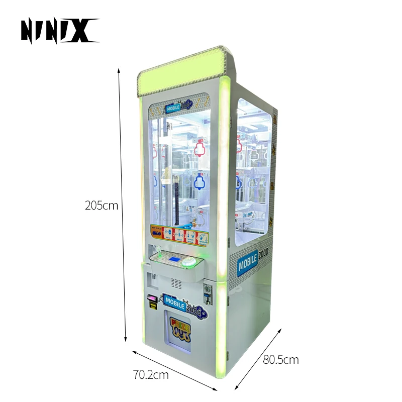 Coin Operated 9 Holes Golden Key Game Key Master Bill Acceptor Claw Machine Keymaster Vending Machine Claw Crane Machine